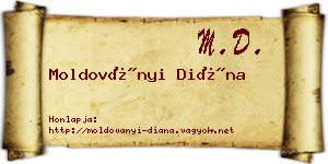 Moldoványi Diána névjegykártya